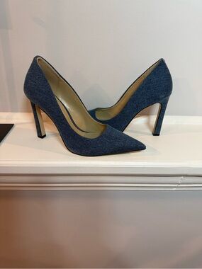 Michael Kors denim pumps